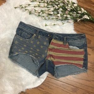 YMI American Flag Shorts